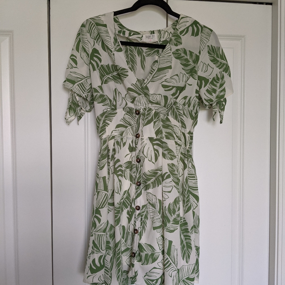 Palm Leaf Dress